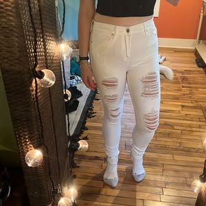 White good American jeans. Only worn a couple times